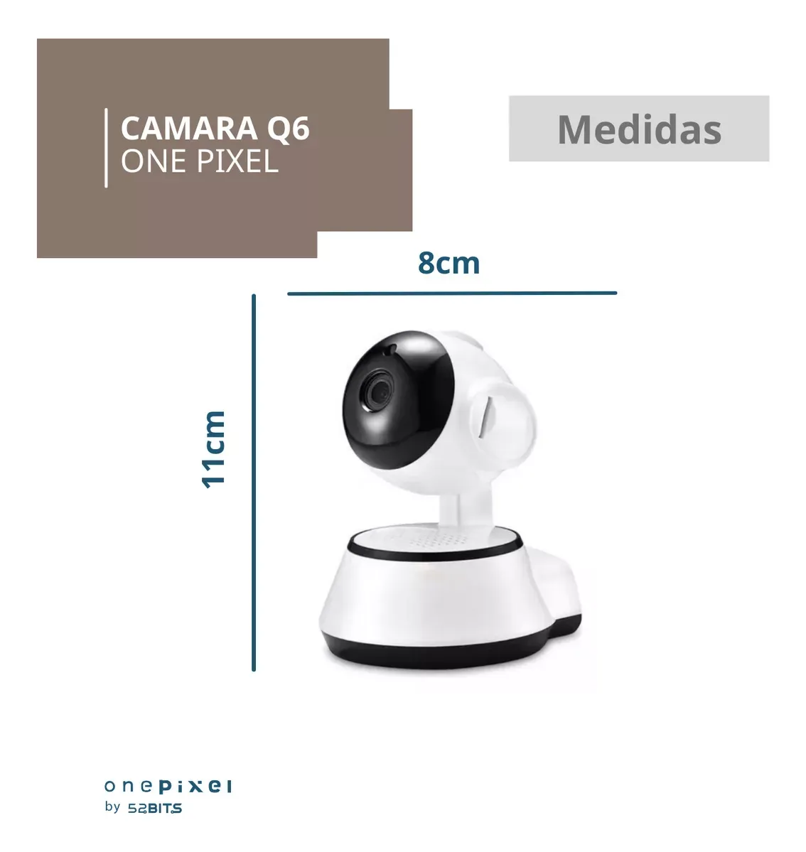 Cámara Ip Wifi Seguridad 360° Hd 2mpx Aplicación V380